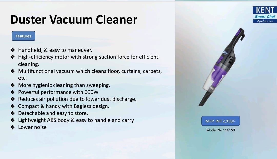 kent duster vacuum cleaner